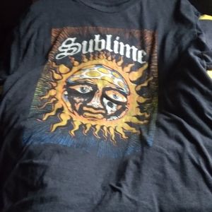 SUBLIME with sun logo Grey shirt